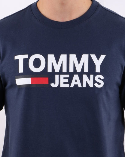 Tommy Hilfiger Logo Tee Navy