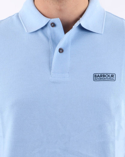 Barbour International Essential Polo Sky