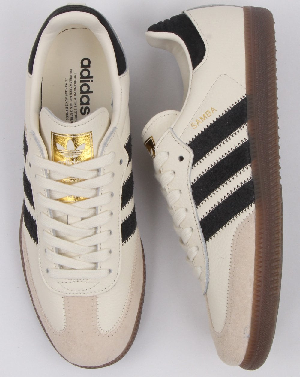 Adidas Samba Og Trainers Off White/Carbon
