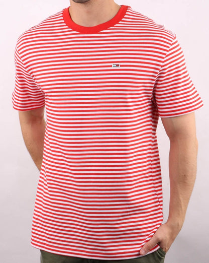Tommy Hilfiger Classic Stripe T Shirt Red / White