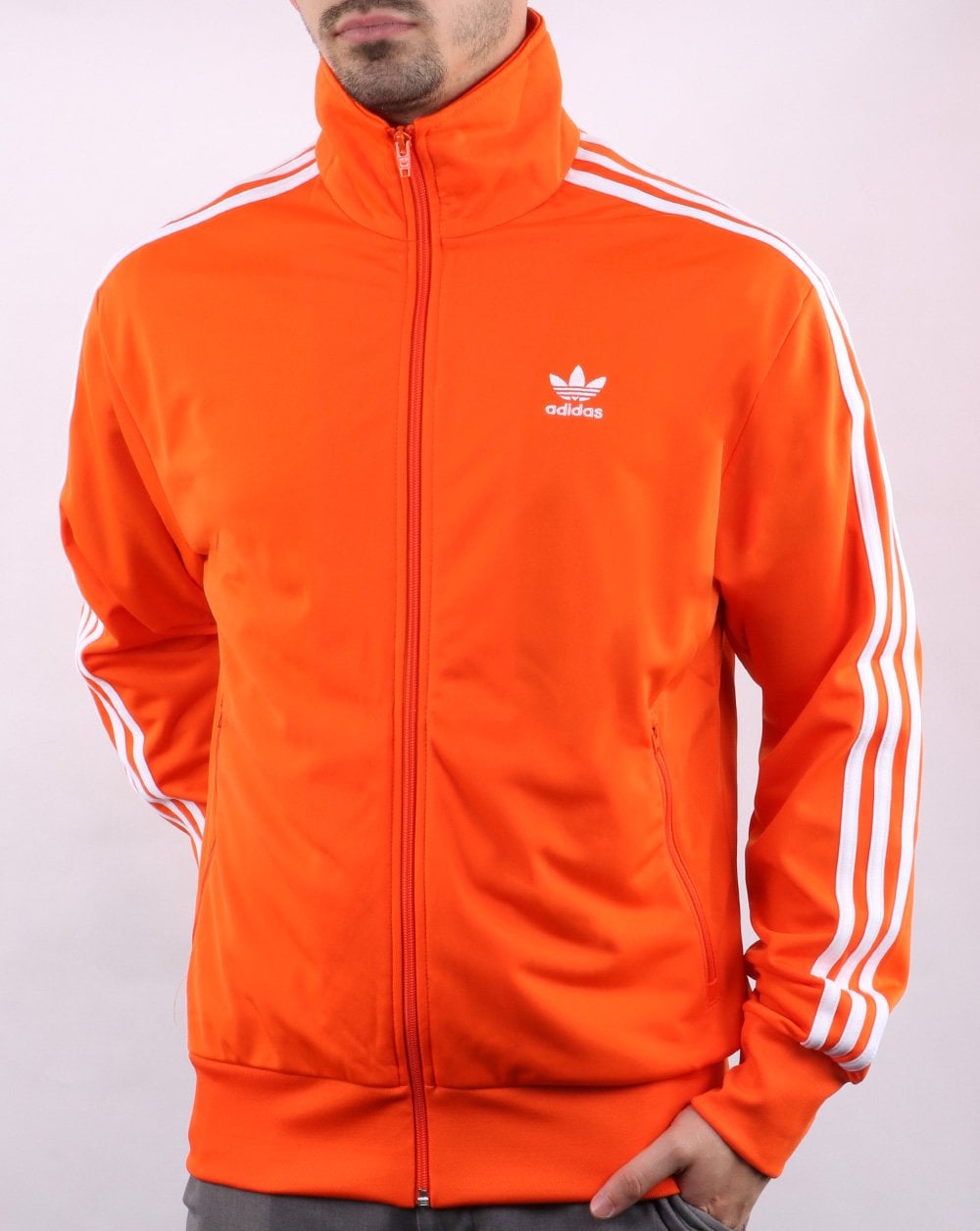 Adidas Originals Firebird Track Top Orange – 80's Casual Classics