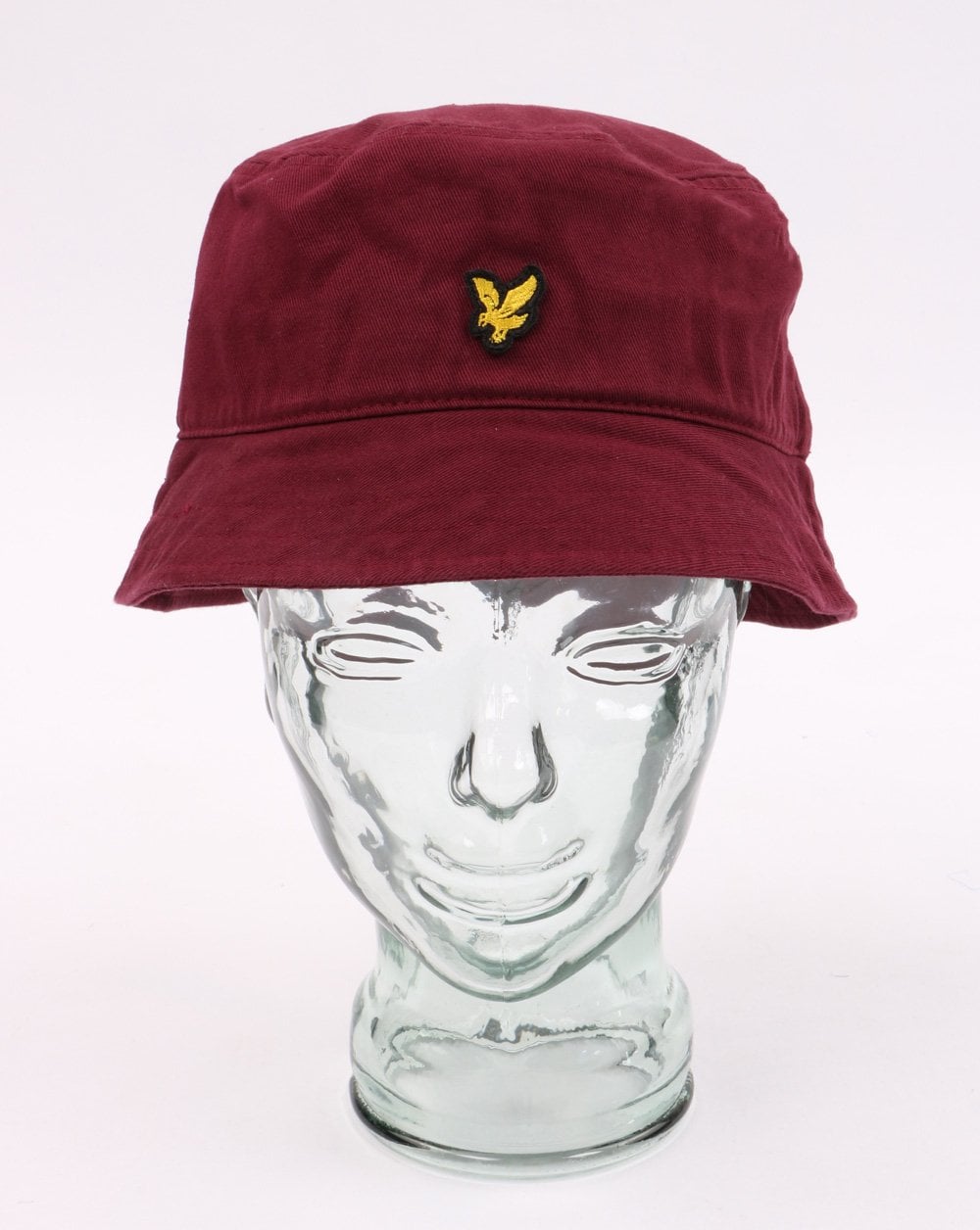 Lyle And Scott Cotton Twill Bucket Hat Claret