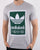 Adidas Originals Filled Label T Shirt Med Grey Heather/green
