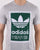 Adidas Originals Filled Label T Shirt Med Grey Heather/green