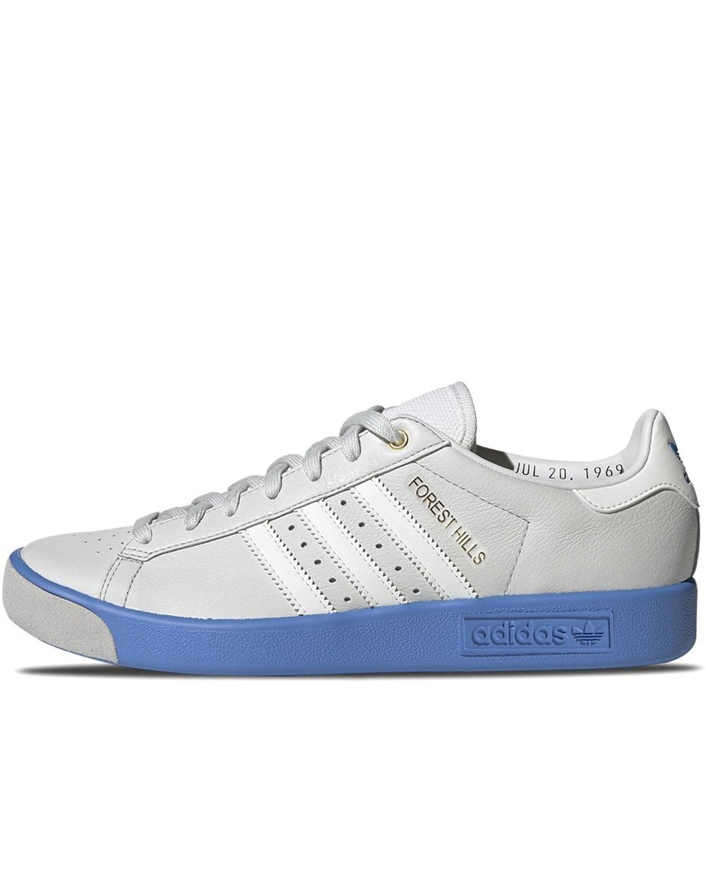 Adidas Forest Hills Trainers Crystal White/Real Blue