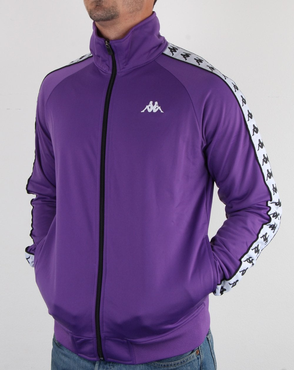 Kappa Anniston Banda Jacket Violet/white