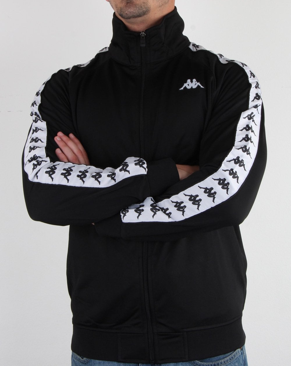 Kappa Anniston Banda Jacket Black/white