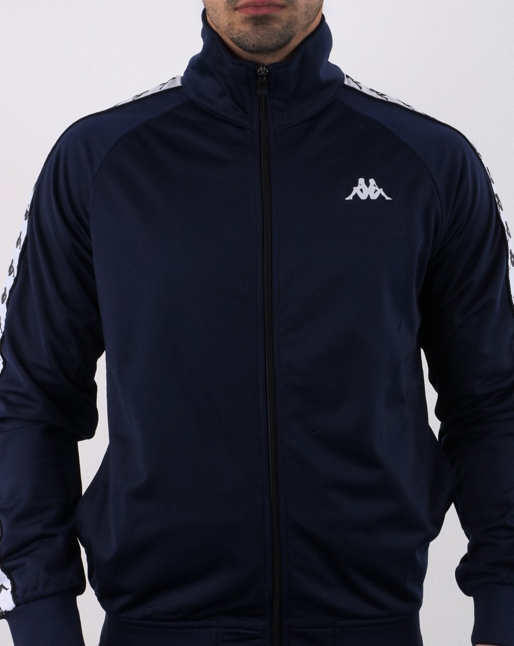 Kappa Anniston Banda Jacket Navy/White