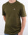 Tommy Hilfiger Contrast Neck Washed Tee Olive Night