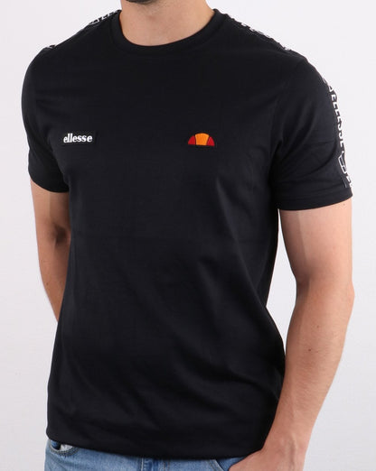 Ellesse Fede Taped T Shirt Black