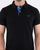 Gant Contrast Collar Polo Shirt Black