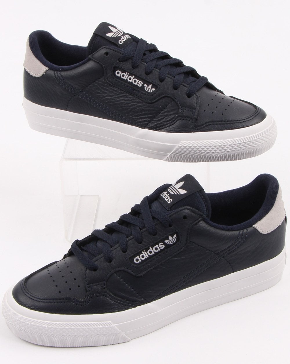 Adidas Continental Vulc Trainers Navy/Grey