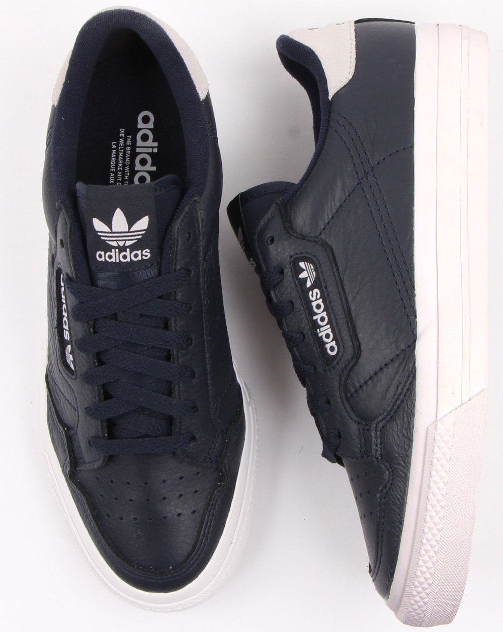 Adidas Continental Vulc Trainers Navy/Grey