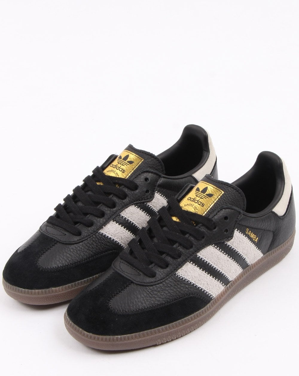 Adidas Samba Og Trainers Black/Raw White