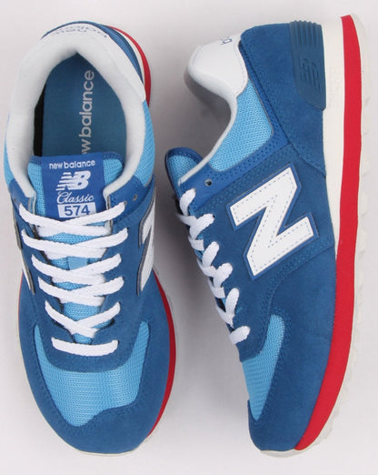 New Balance 574 Trainers Blue/white