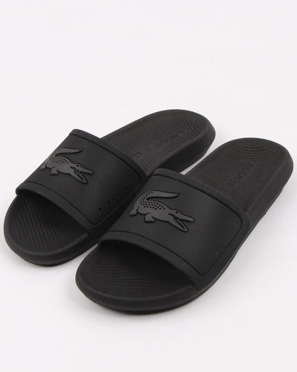 Lacoste Footwear Croco Slide Black/Dark Grey
