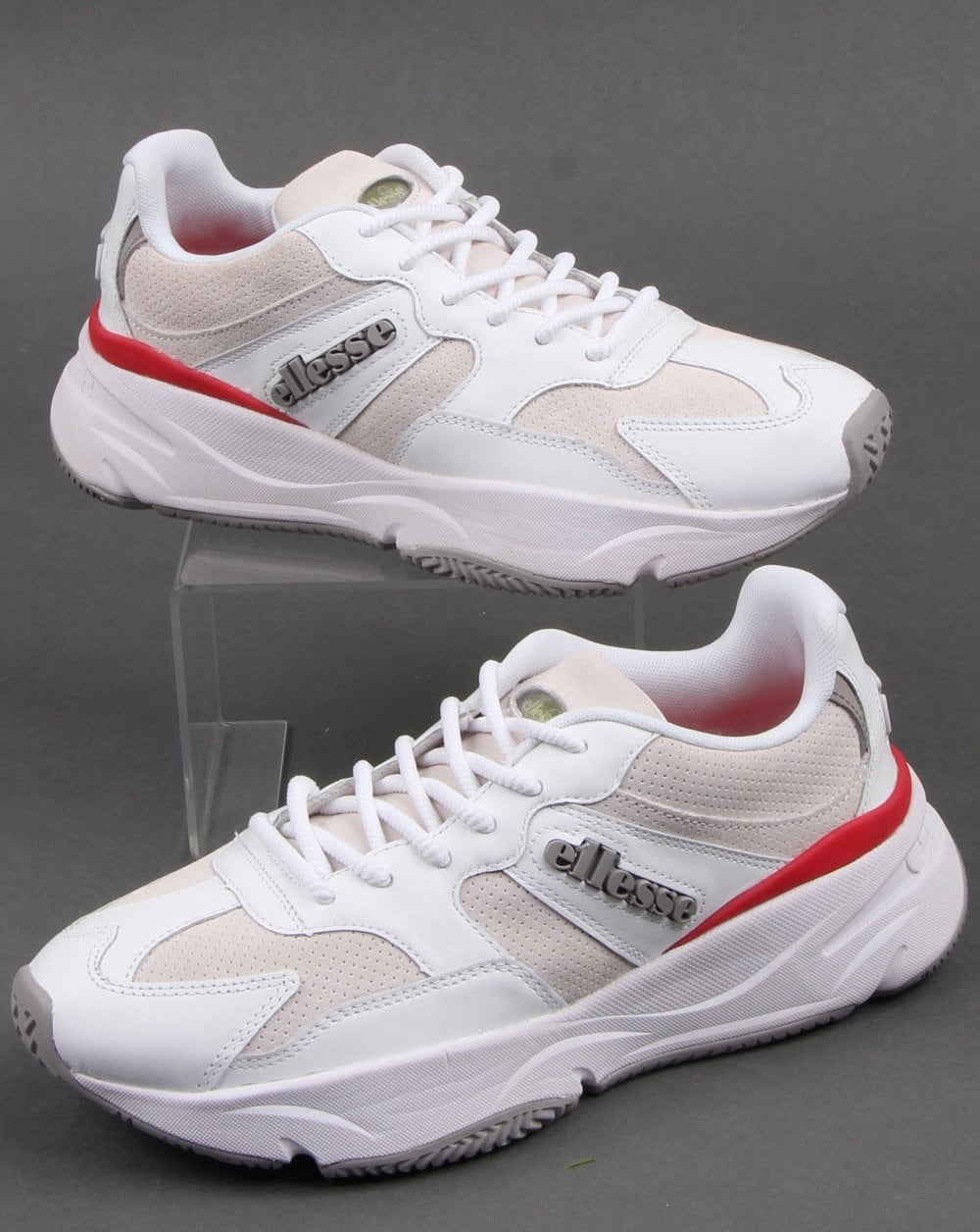 Ellesse Aurano Leather Trainer White