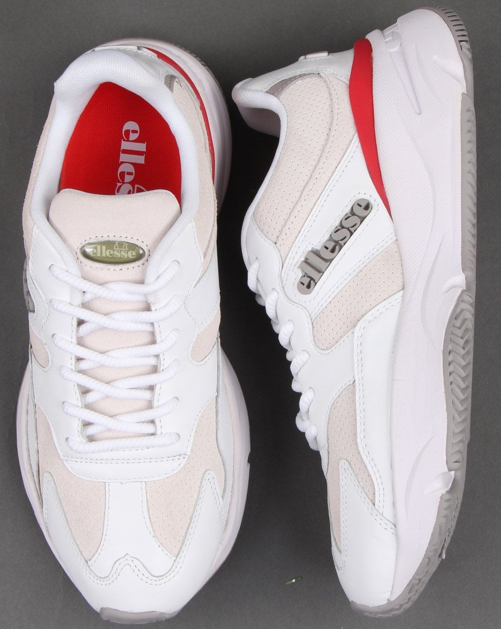 Ellesse Aurano Leather Trainer White