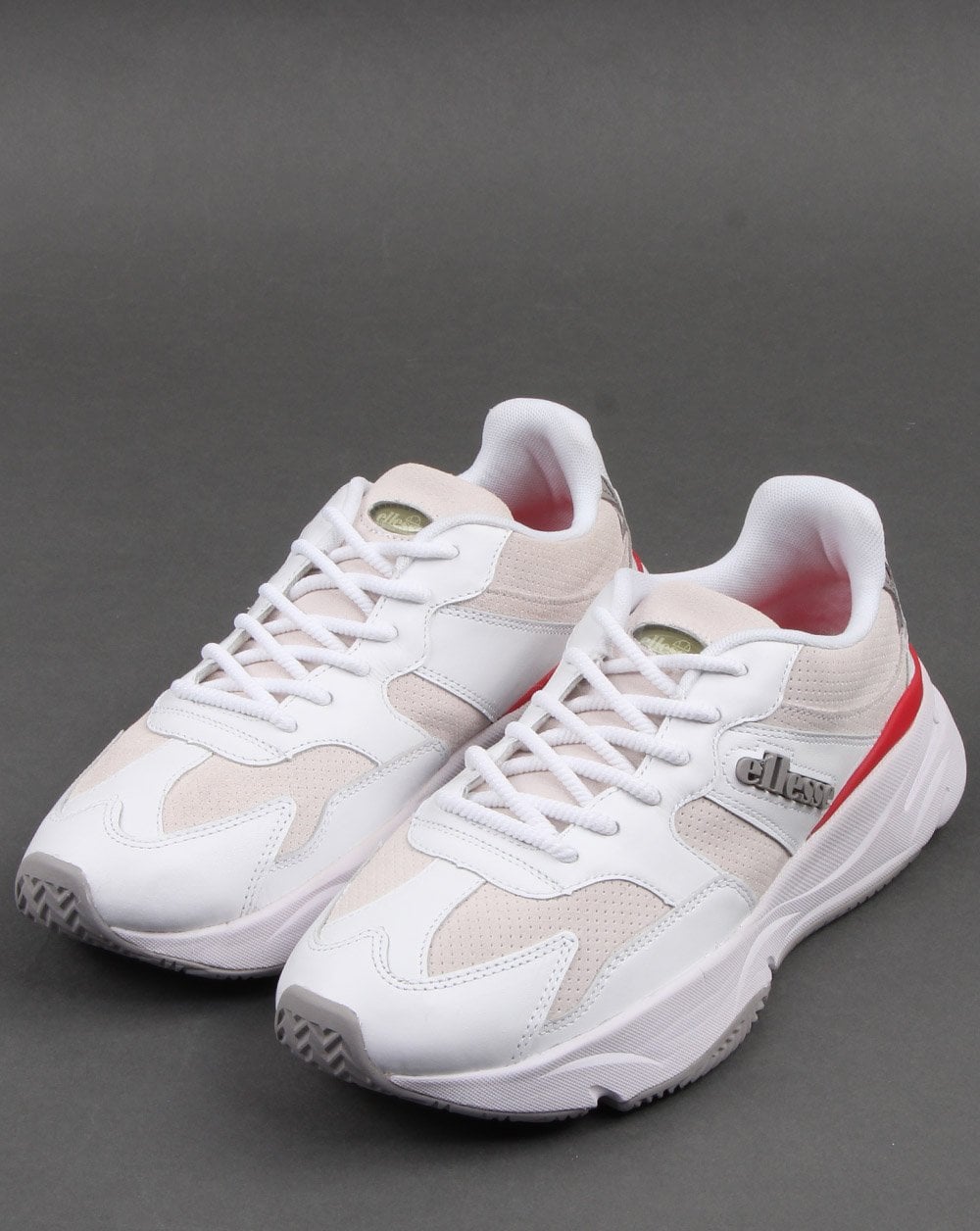 Ellesse Aurano Leather Trainer White