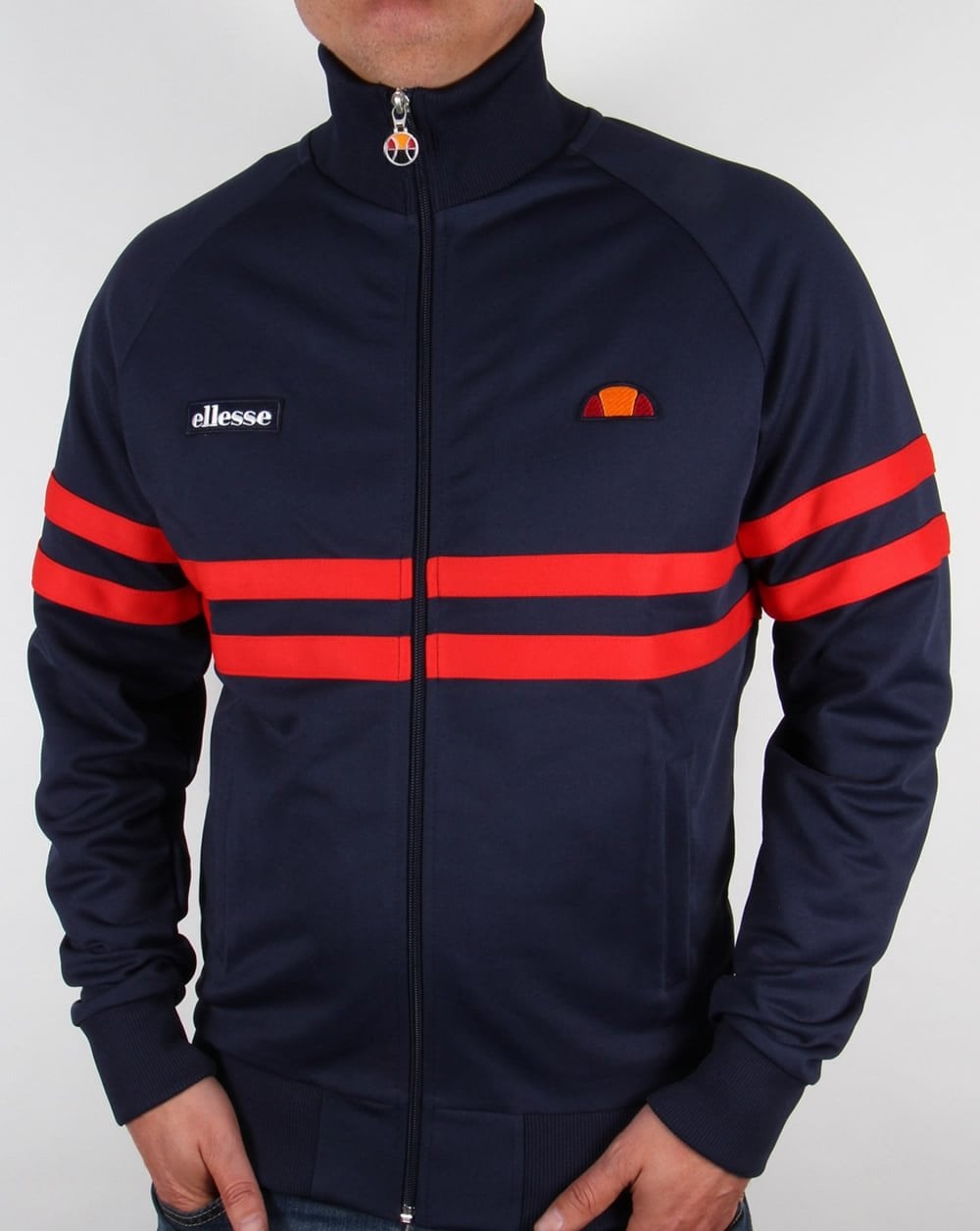 Ellesse Rimini Track Top Navy/Red