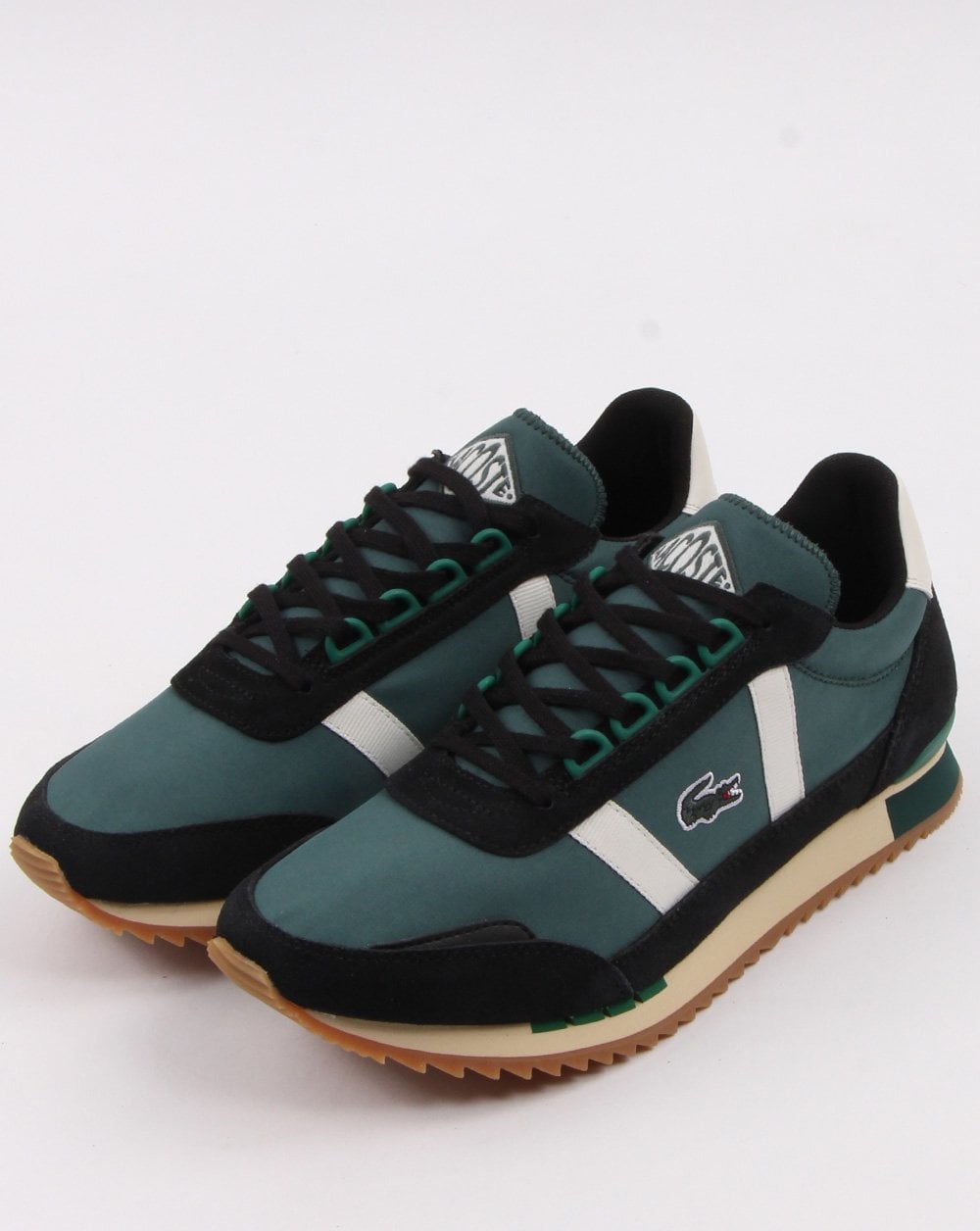 Lacoste Partner Trainer Dark Green/White
