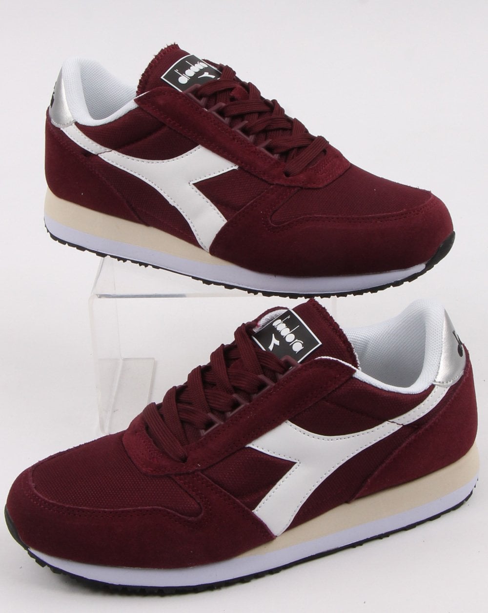 Diadora Caiman Trainer Burgundy