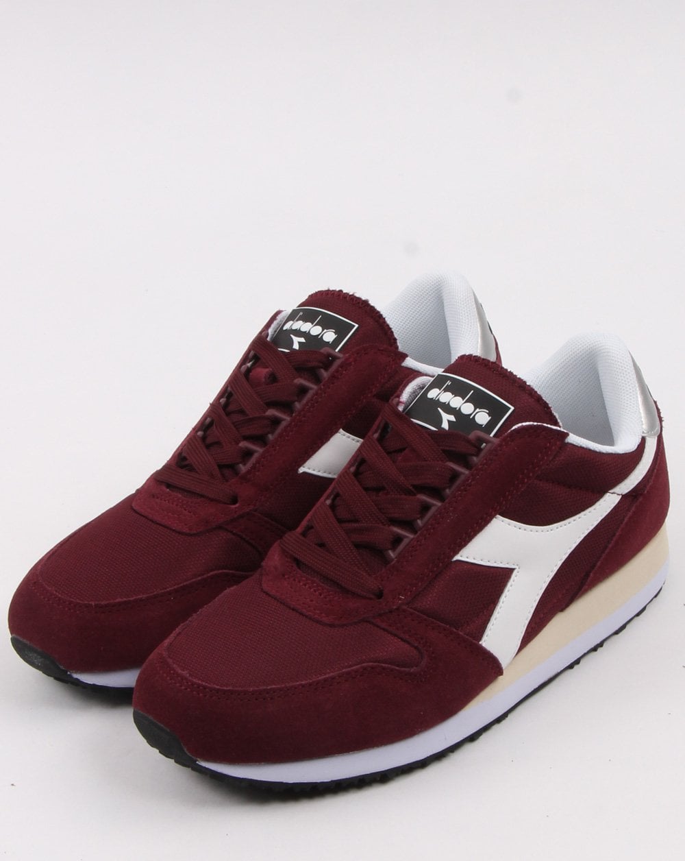 Diadora Caiman Trainer Burgundy