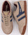 Gola Harrier Suede Trainer Stone/Navy
