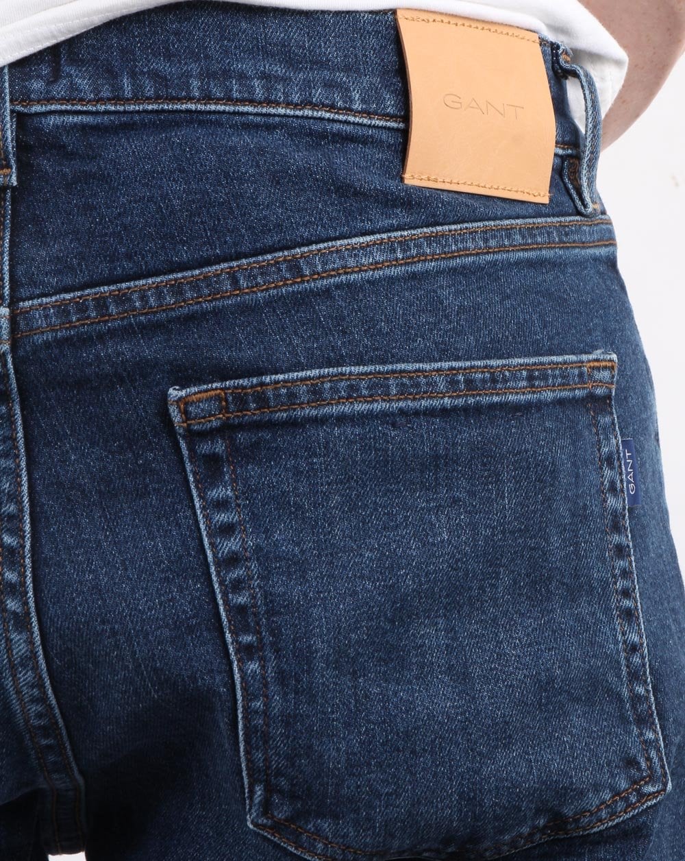 Gant Slim Jeans Dark Blue Worn In