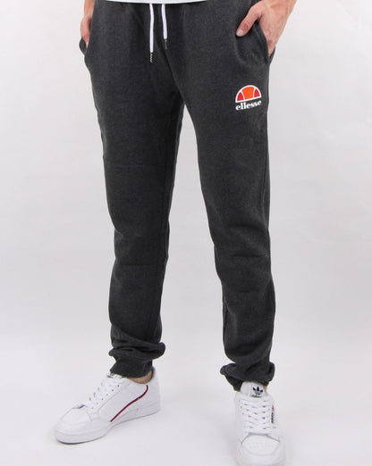 Ellesse Slim Fit Track Bottoms Dark Grey