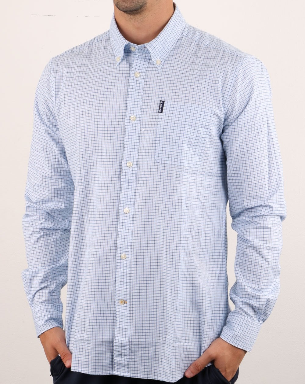 Barbour Tattersall Shirt Blue