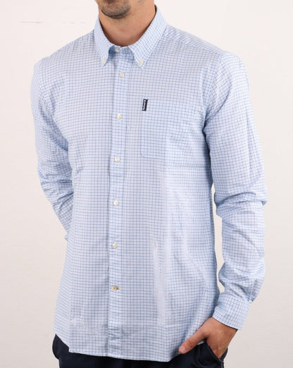 Barbour Tattersall Shirt Blue