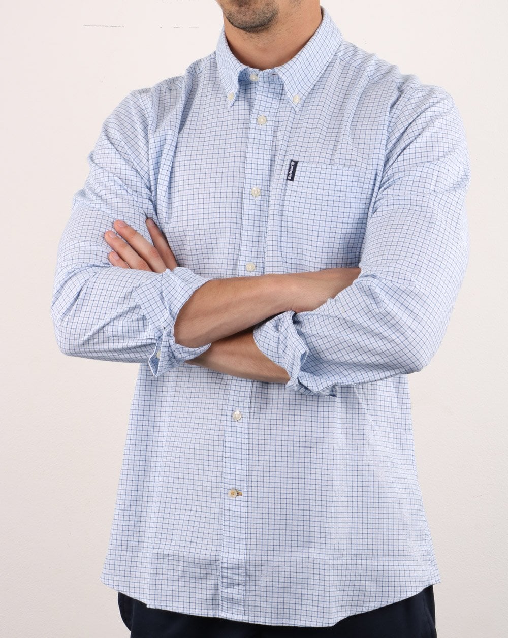 Barbour Tattersall Shirt Blue