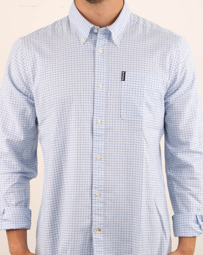 Barbour Tattersall Shirt Blue