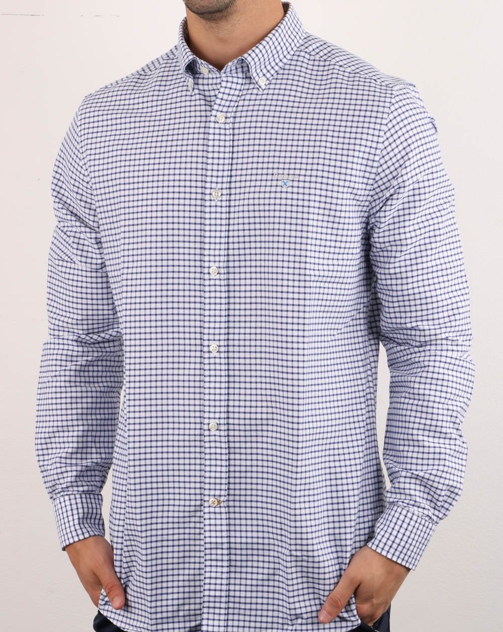 Barbour Tattersall Shirt Indigo