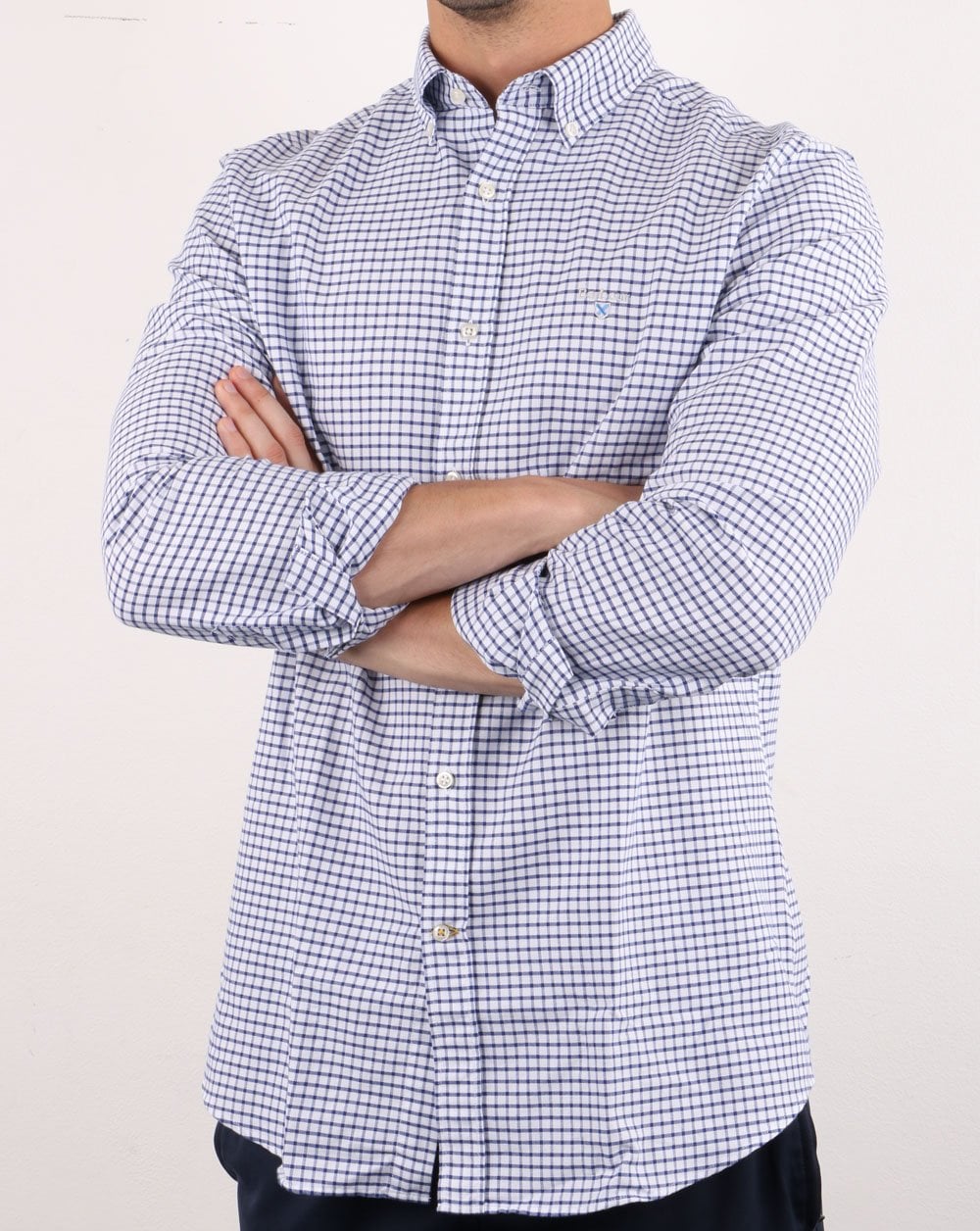 Barbour Tattersall Shirt Indigo