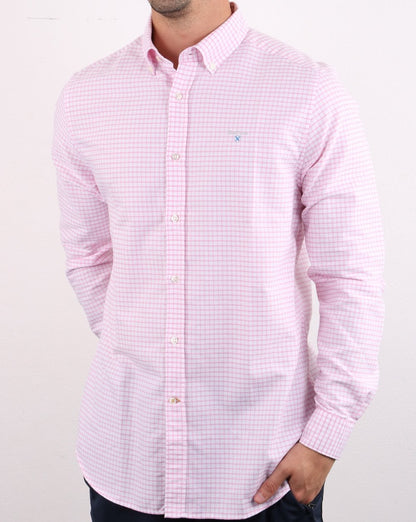 Barbour Tattersall Shirt Pink