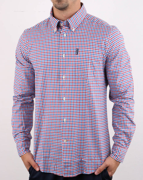 Barbour Gingham Shirt Red
