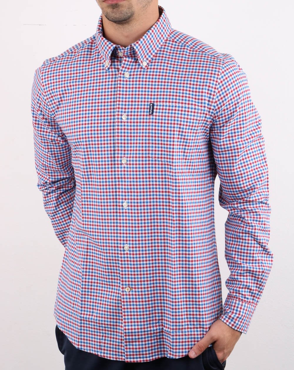 Barbour Gingham Shirt Red