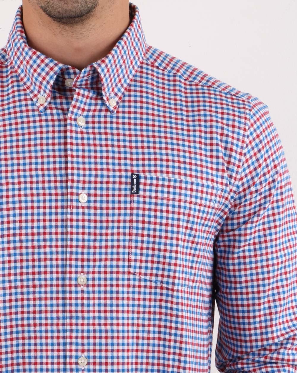 Barbour Gingham Shirt Red