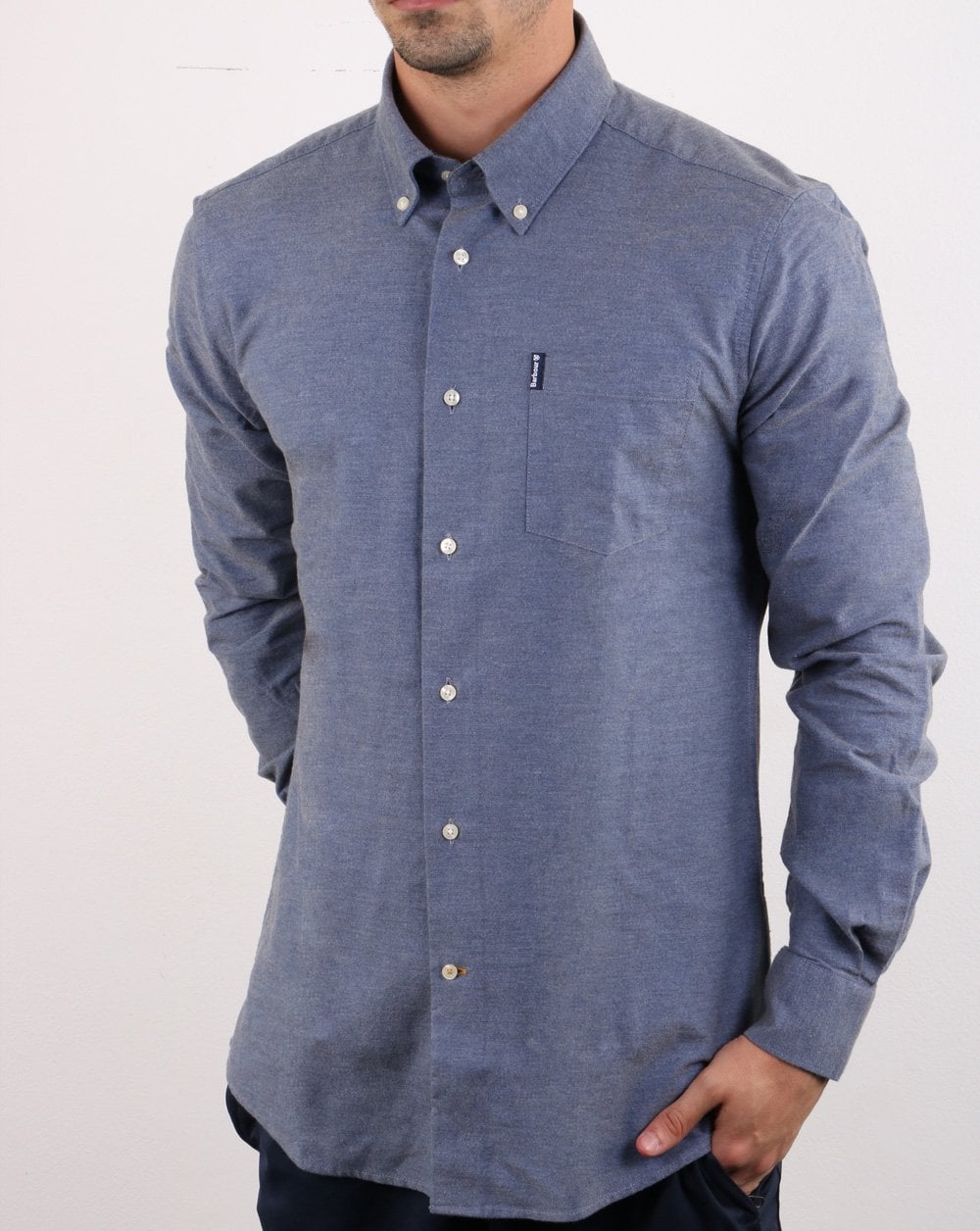 Barbour Oxford Shirt Dark Grey