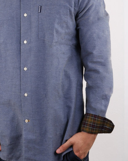 Barbour Oxford Shirt Dark Grey