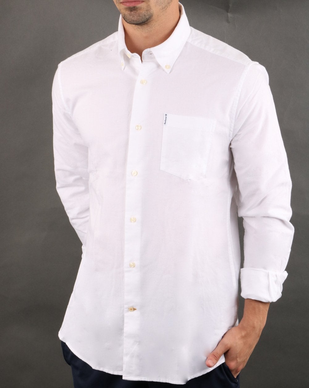 Barbour Oxford Shirt White