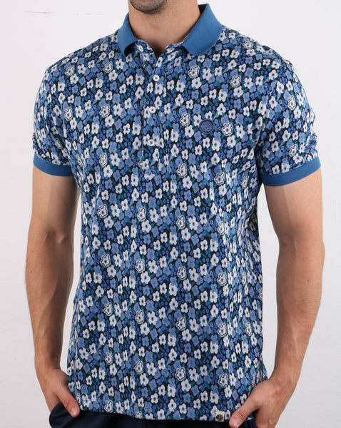 Pretty Green Barley Polo Blue