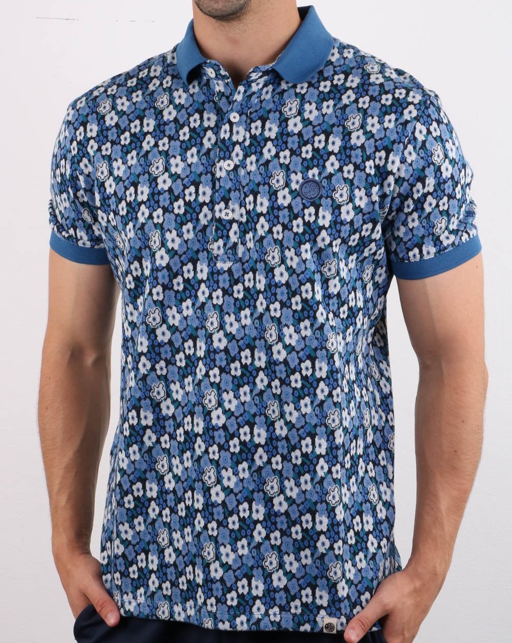 Pretty Green Barley Polo Blue