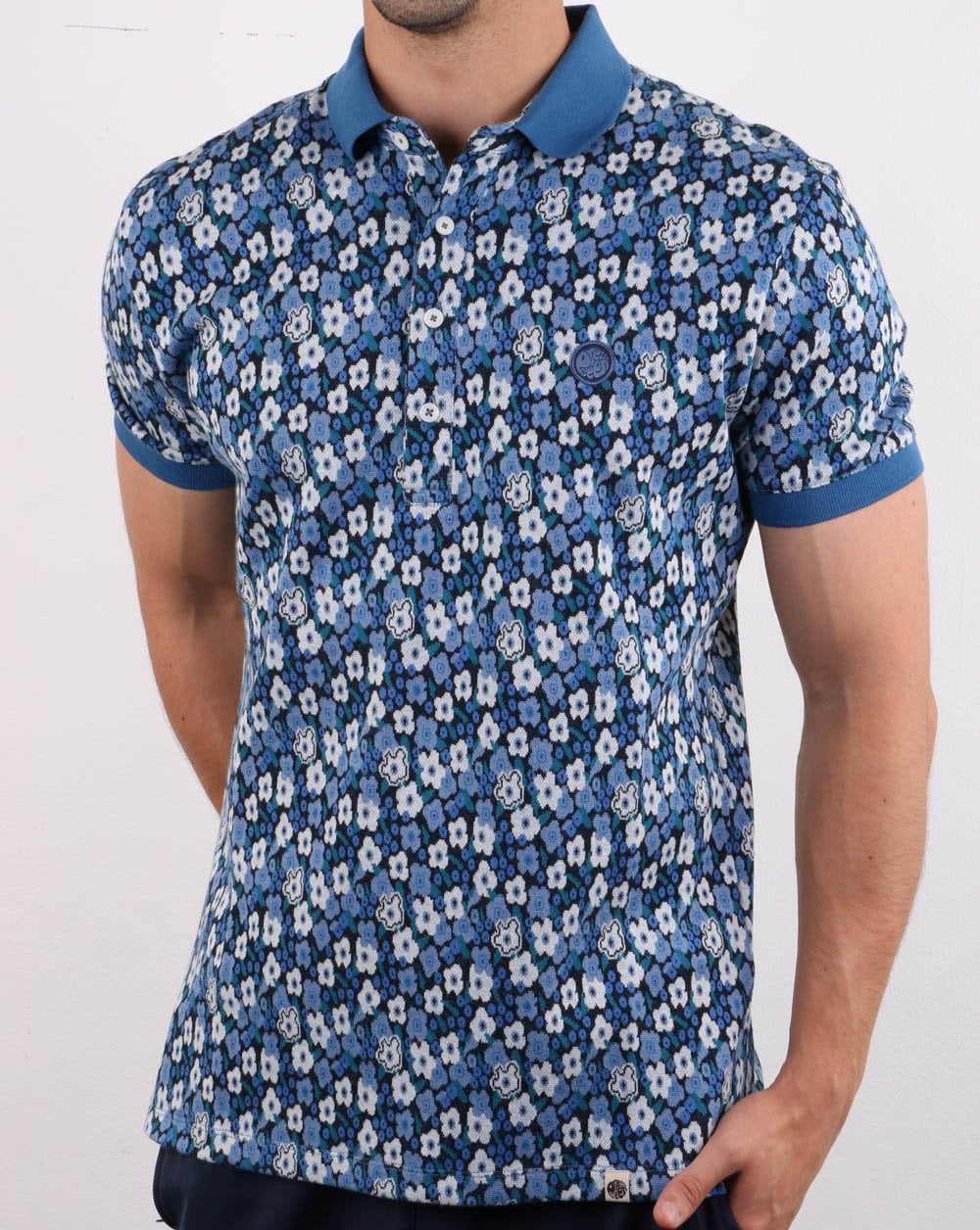 Pretty Green Barley Polo Blue