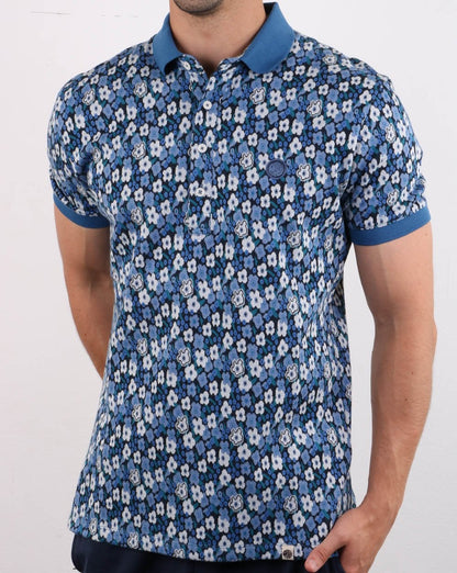 Pretty Green Barley Polo Blue