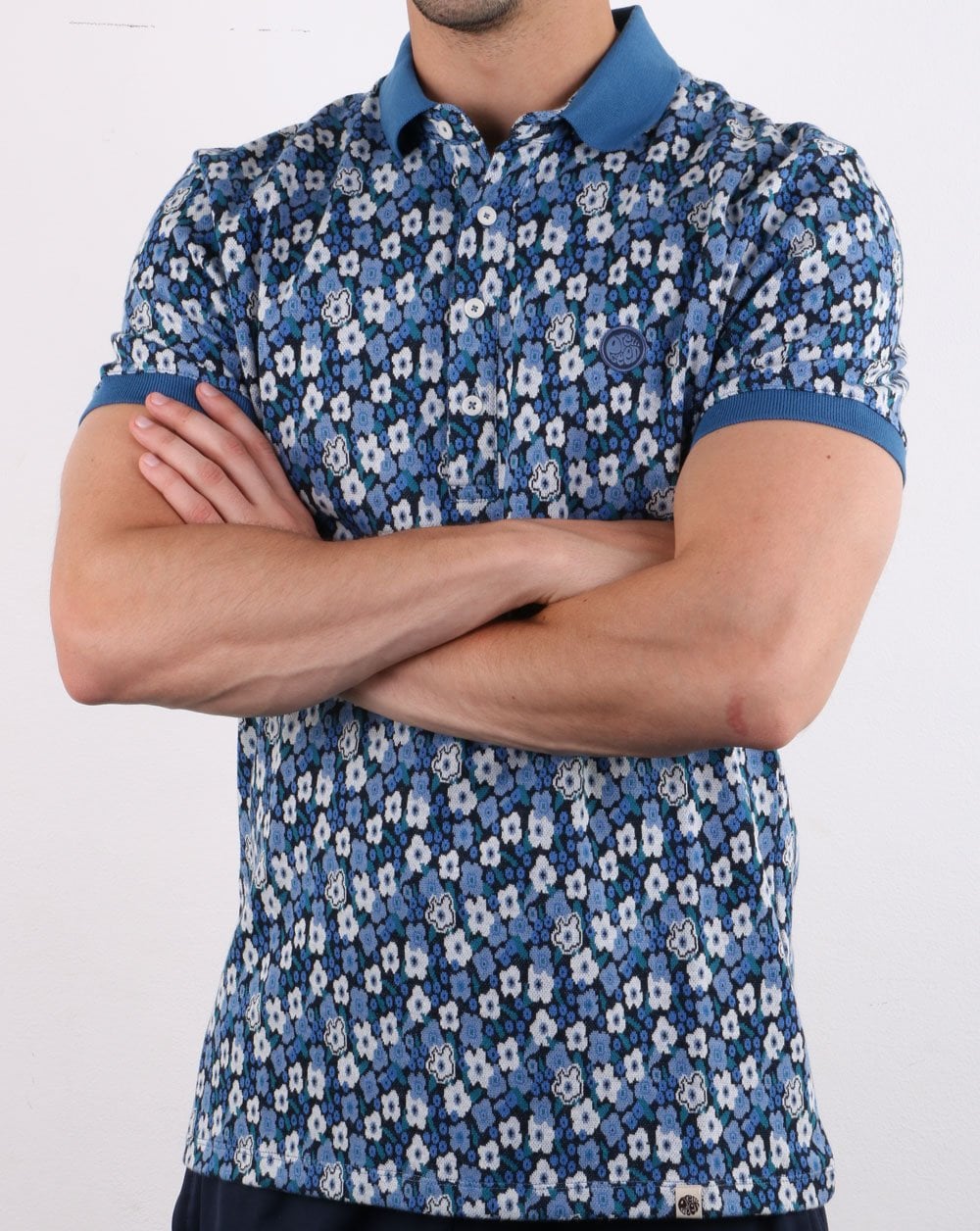 Pretty Green Barley Polo Blue
