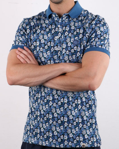 Pretty Green Barley Polo Blue
