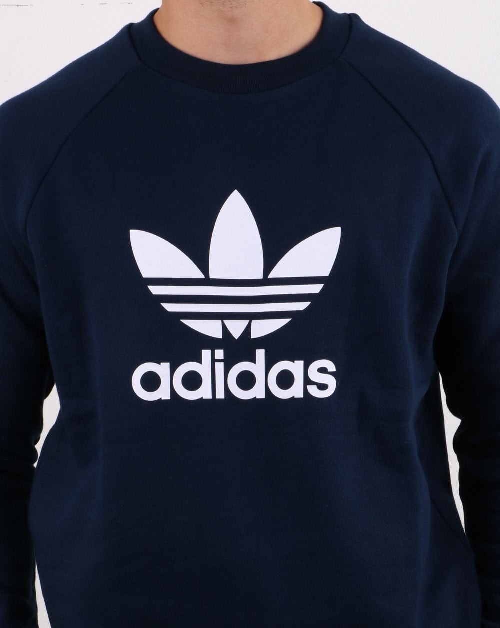 Adidas Originals Trefoil Crew Sweat Navy